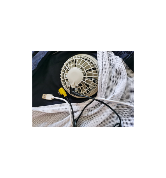 Senjoy Klimatisierte Arbeitsjacke, heißer Sommer mit coolen Ventilatoren