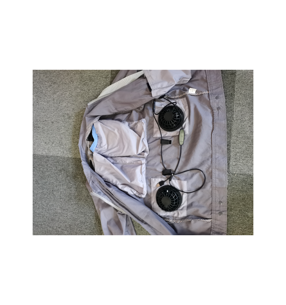 Senjoy Klimatisierte Arbeitsjacke, heißer Sommer mit coolen Ventilatoren