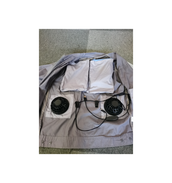 Senjoy Klimatisierte Arbeitsjacke, heißer Sommer mit coolen Ventilatoren