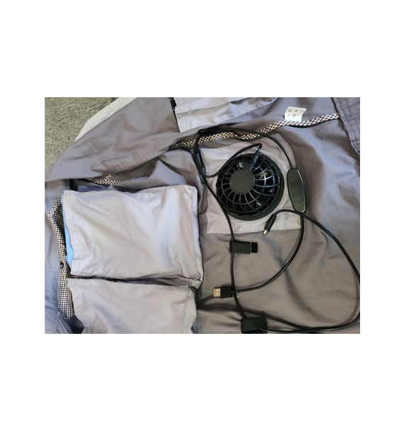 Senjoy Klimatisierte Arbeitsjacke, heißer Sommer mit coolen Ventilatoren